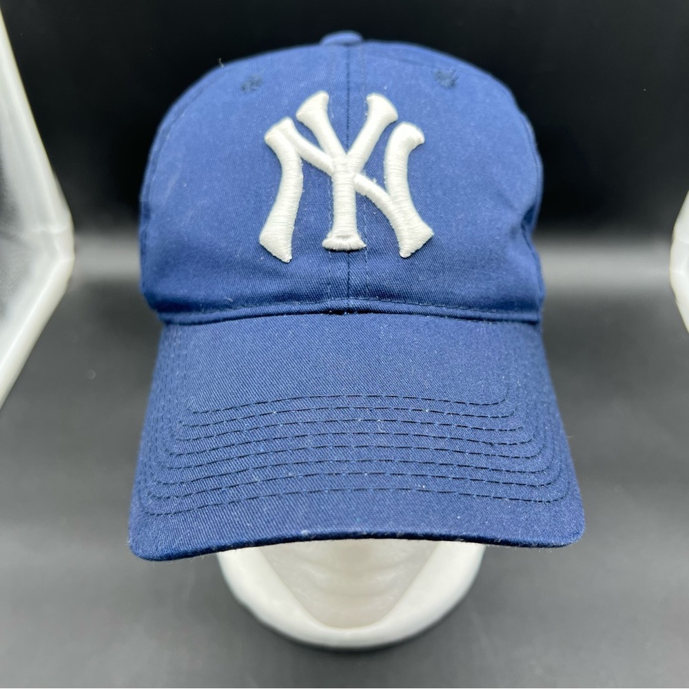 OC Sports Team MLB Boy's Strapback Hat Blue New York Yankees Embroidered Logo